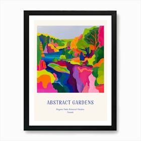 Colourful Gardens Niagara Parks Botanical Gardens Canada 1 Blue Poster Art Print