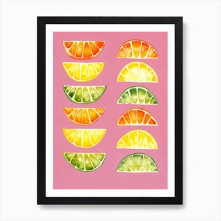 Lemons And Limes  Art Print