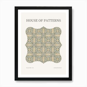 Tile Pattern Poster 50 Art Print