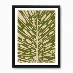 Sahara Palm Leaf Art Print