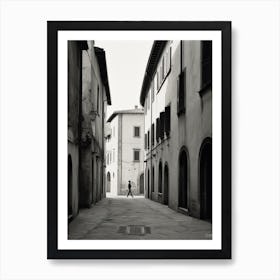 Lucca, Italy,  Black And White Analogue Photography  4 Art Print