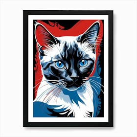 Siamese Cat Art Print