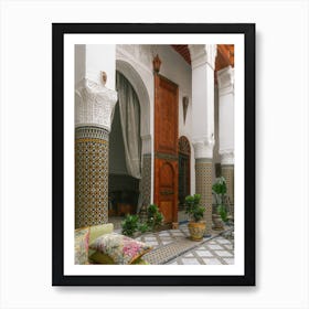 Moroccan Riad  Art Print