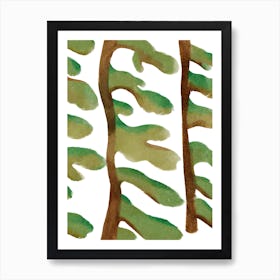 Pine Trees Art Print