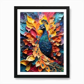 Peacock 22 Art Print