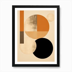 Bauhaus Abstractions; Geometric Echoes Art Print