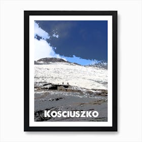 Kosciuszko, Mountain, Australia, Nature, Climbing, Wall Print Art Print