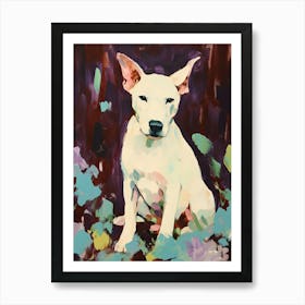 A Bulldog Dog Painting, Impressionist 4 Art Print