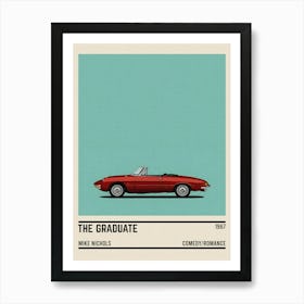 The Graduate Car Movie Art Print