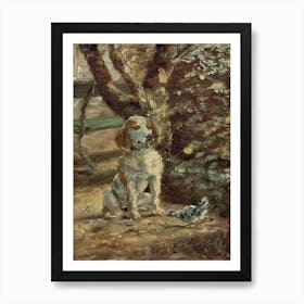 The Artist's Dog Flèche, Henri de Toulouse-Lautrec Art Print