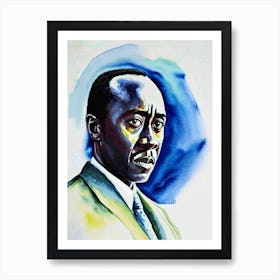 Don Cheadle In Hotel Rwanda Watercolor Art Print