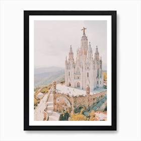 Cathedral On Mountain Art Print