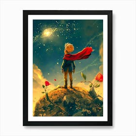 Vibrant Little Prince Art Print