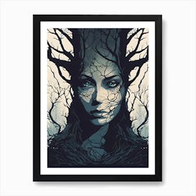 Tree Lady Art Print
