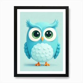 Cute Owl Art Print