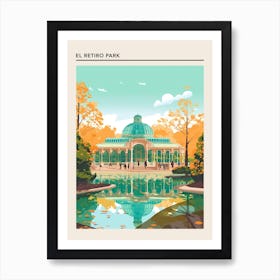 El Retiro Park Madrid Spain Art Print