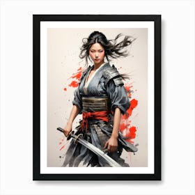 Samurai Warrior Art Print