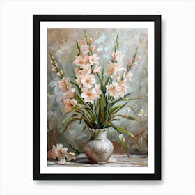 A World Of Flowers Gladiolus 1 Painting Art Print