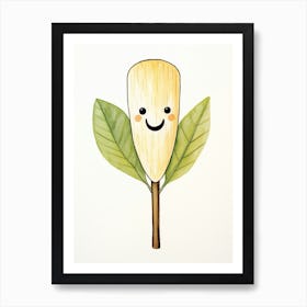 Friendly Kids Parsnip Art Print