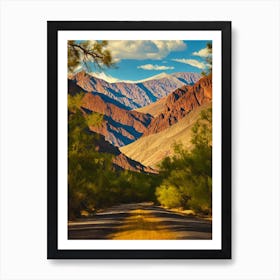 Death Valley National Park United States Of America Vintage Poster Art Print