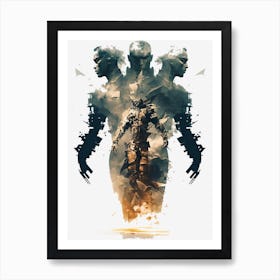 Biomechanical fantasy Art Print