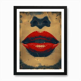 Sexy Lips Art Print