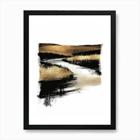 River In The Grass Art Print