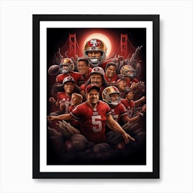 San Francisco 49ers 2024 Print 01 Art Print