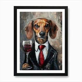 Dachshund 1 Art Print