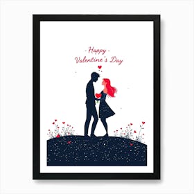 Happy Valentine'S Day - Illustration Póster