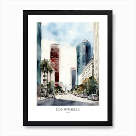 Los Angeles Travel Poster 35 Art Print