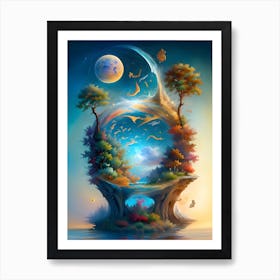 “Dreamlike,” Surreal landscapes Art Print