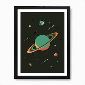 Different Planets Art Print