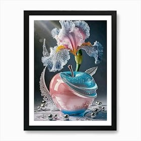 Blue apple Art Print