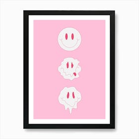 Smiley Faces 2 Art Print