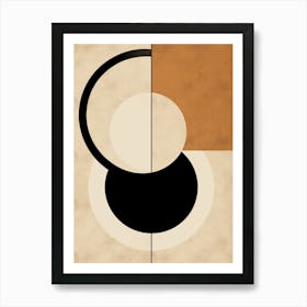 Abstract Mid Century 1 Art Print