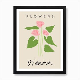 Vienna Flowers Art Print