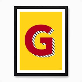 Letter G Art Print