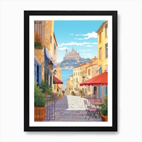 Marseille France 6 Illustration Art Print