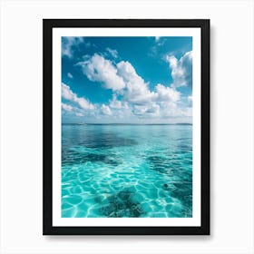 Clear Blue Water Art Print