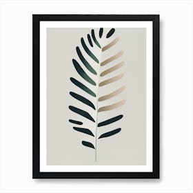 Shield Fern Simplicity Art Print