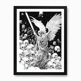 Angel Of Death 3 Art Print