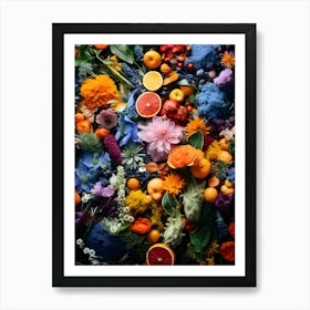 Kitchen Flowers 2 Art Print