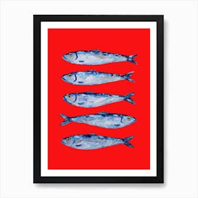Fish Poster, Cornish Sardines Print, Blue Kitchen Art, British Seafood  Print, Watercolour Sardine Art, Food Lover Birthday Gift -  Israel