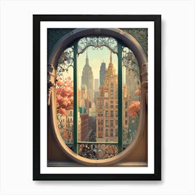 Window To The City Art Print