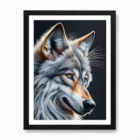 Wolf Painting Art Print