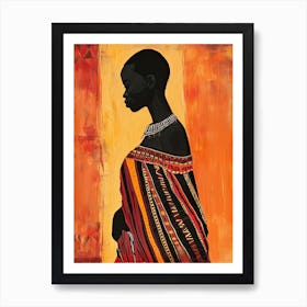 Nomadic Serenade; Africa Art Print