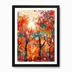 Autumn Trees 38 Art Print