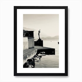 Lake Monument Art Print