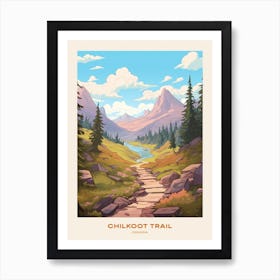 Chilkoot Trail Canada 3 Hike Poster Art Print